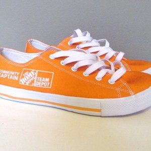 Team Home Depot Custom Orange sneakers 7.5